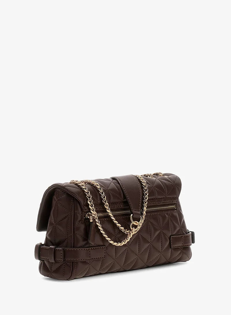 GUESS Paisleigh Convertible Flap Over Crossbody Bag